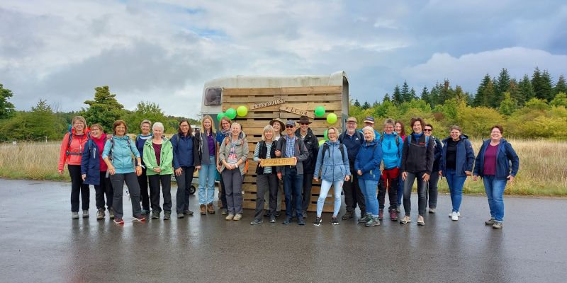 Jeannette und Daniel kamen aus Rheine angereist, um die 30- Kilometer-Route mitzuwandern.